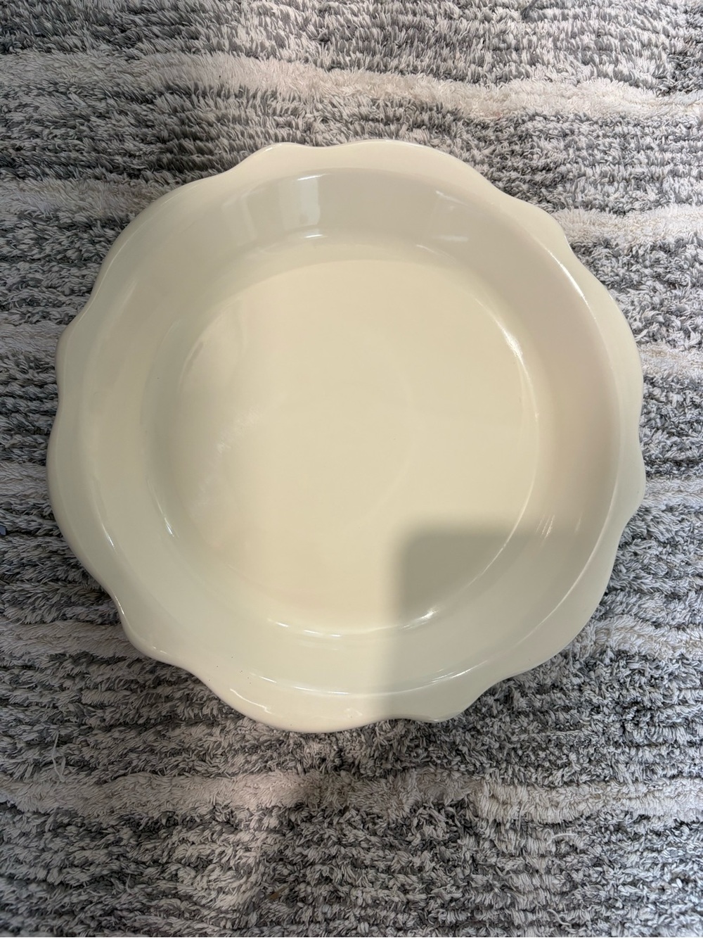 Souther Living Gail Pittman Hospitality Collection Butter Yellow Pie Plate